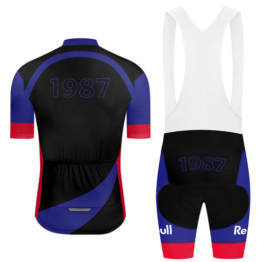 Red Bull 1987 Men's Cycling Jersey Set - Flexiquor.com