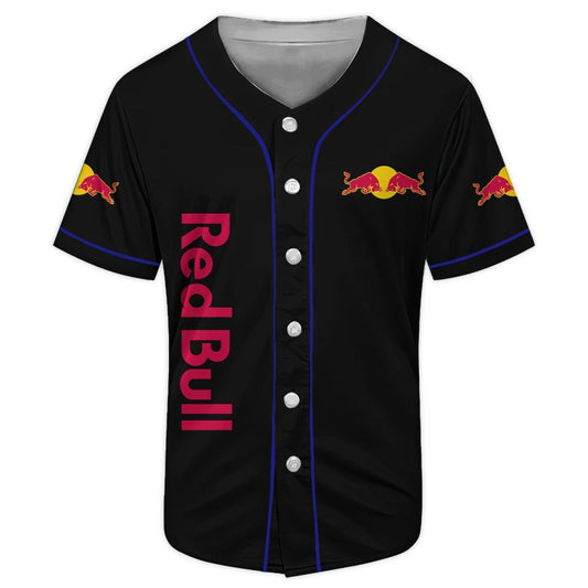 Red Bull American Flag Baseball Jersey - Flexiquor.com