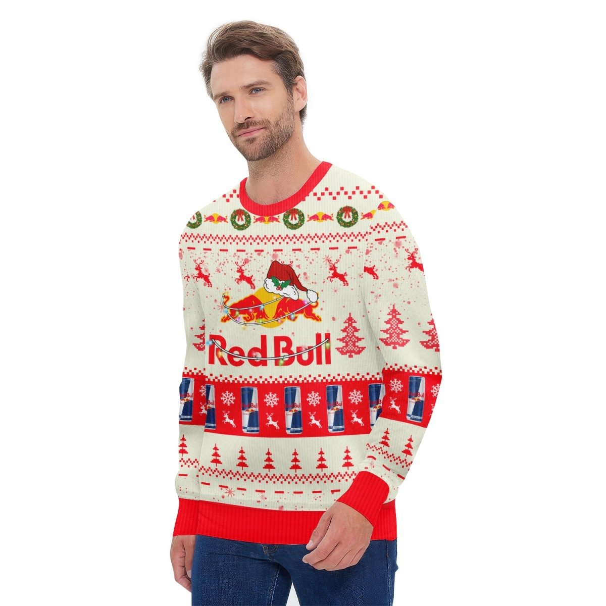 Red Bull Chrismas Ugly Sweater - Flexiquor.com