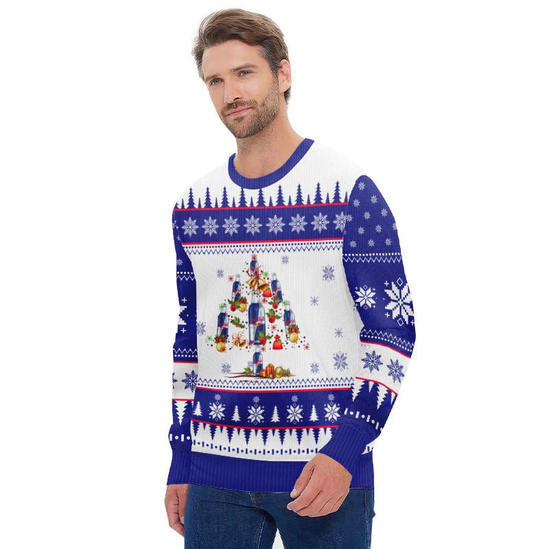 Red Bull Christmas Tree Ugly Sweater - Flexiquor.com