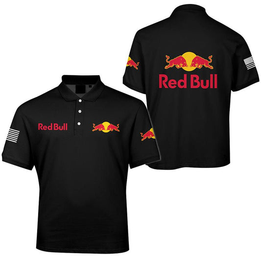 Red Bull Men's Plus Size Polo Shirt - Flexiquor.com