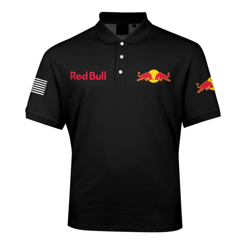 Red Bull Men's Plus Size Polo Shirt - Flexiquor.com