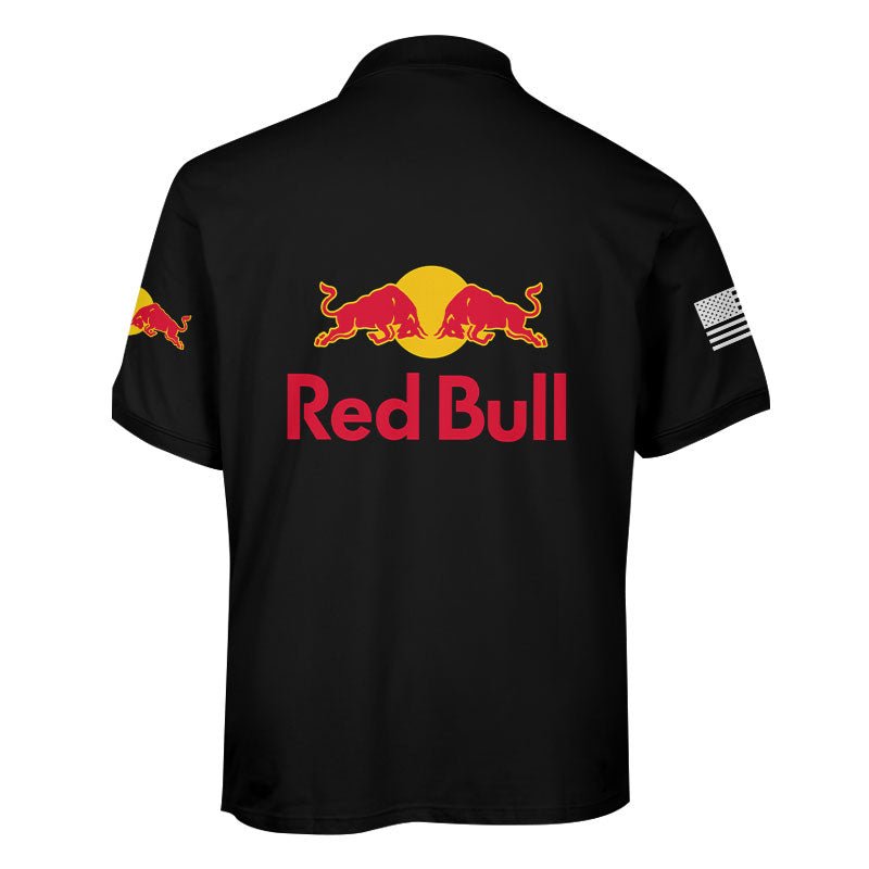 Red Bull Men's Plus Size Polo Shirt - Flexiquor.com