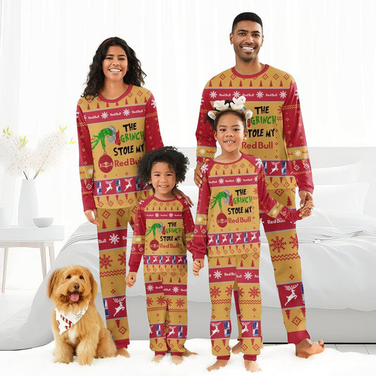 Red Bull The Grinch Stole Family Pajamas Set - Flexiquor.com