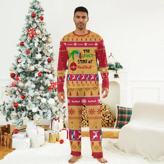 Red Bull The Grinch Stole Family Pajamas Set - Flexiquor.com