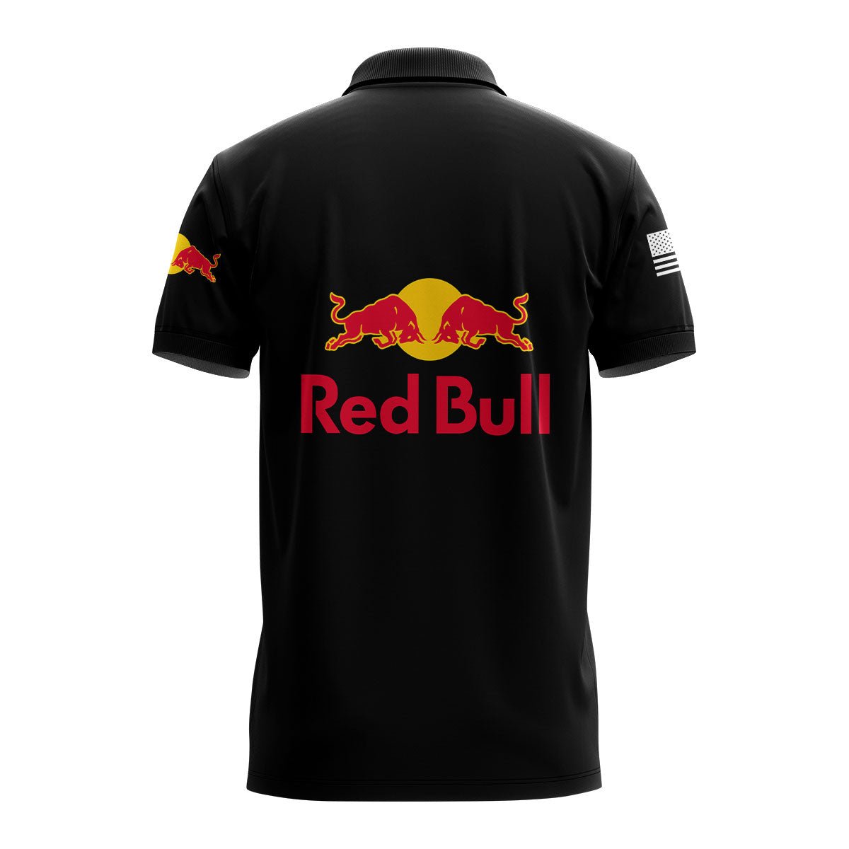 Red Bull USA Flag Polo Shirt - Flexiquor.com