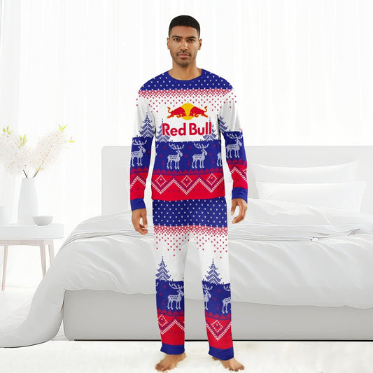 Red Bull Winter Reindeer Family Pajamas Set - Flexiquor.com