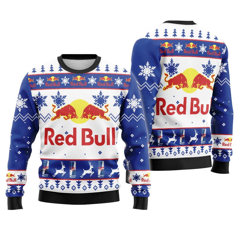 Red Bull Winter Xmas Ugly Sweater - Flexiquor.com