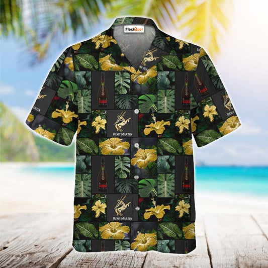 Remy Martin Flower Hawaiian Shirt - Flexiquor.com