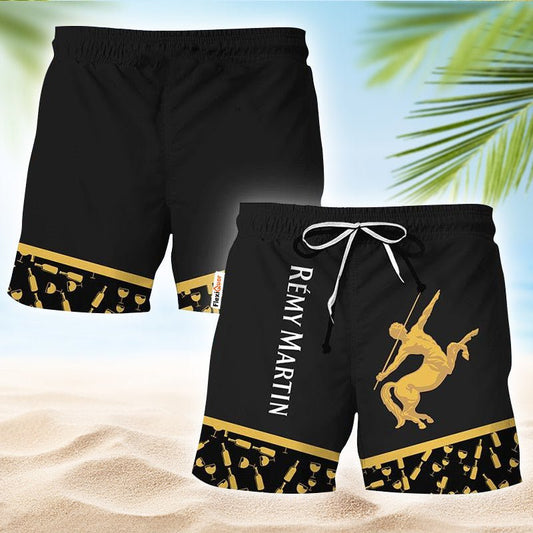 Remy Martin Glass Bottle Dot Swim Trunks - Flexiquor.com