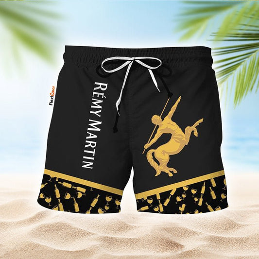Remy Martin Glass Bottle Dot Swim Trunks - Flexiquor.com
