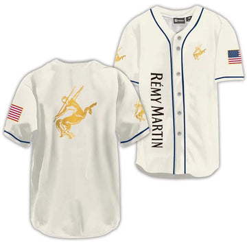 Remy Martin USA Flag Baseball Jersey - Flexiquor.com