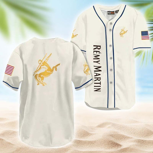 Remy Martin USA Flag Baseball Jersey - Flexiquor.com