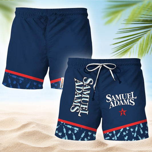 Samuel Adam Glass Bottle Dot Swim Trunks - Flexiquor.com