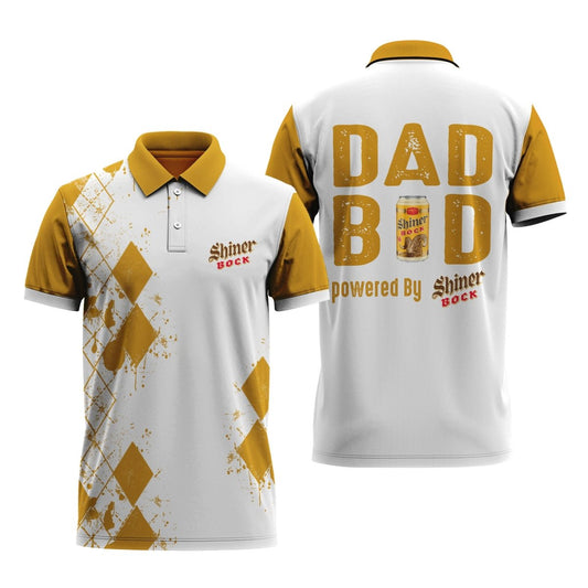 Shiner Bock Diamond Dad Polo Shirt - Flexiquor.com