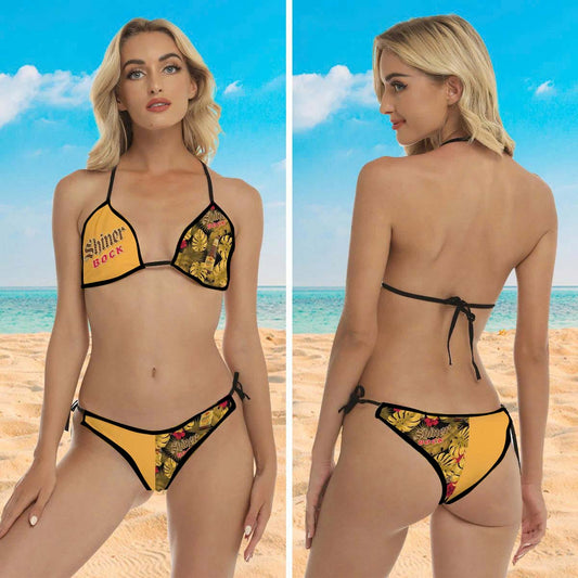 Shiner Bock Triangle Beach Bikini - Flexiquor.com
