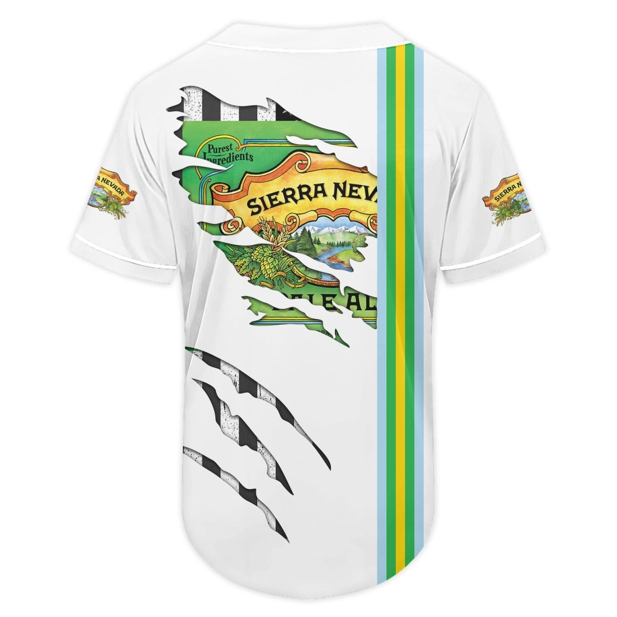 Sierra Nevada Claw Scratches Baseball Jersey - Flexiquor.com