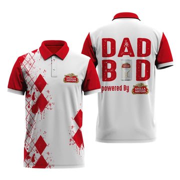 Stella Artois Diamond Dad Polo Shirt - Flexiquor.com