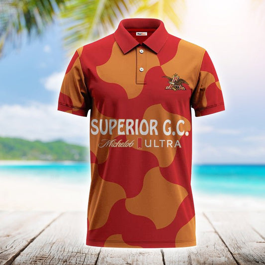 Superior Michelob Ultra Polo Shirt - Flexiquor.com