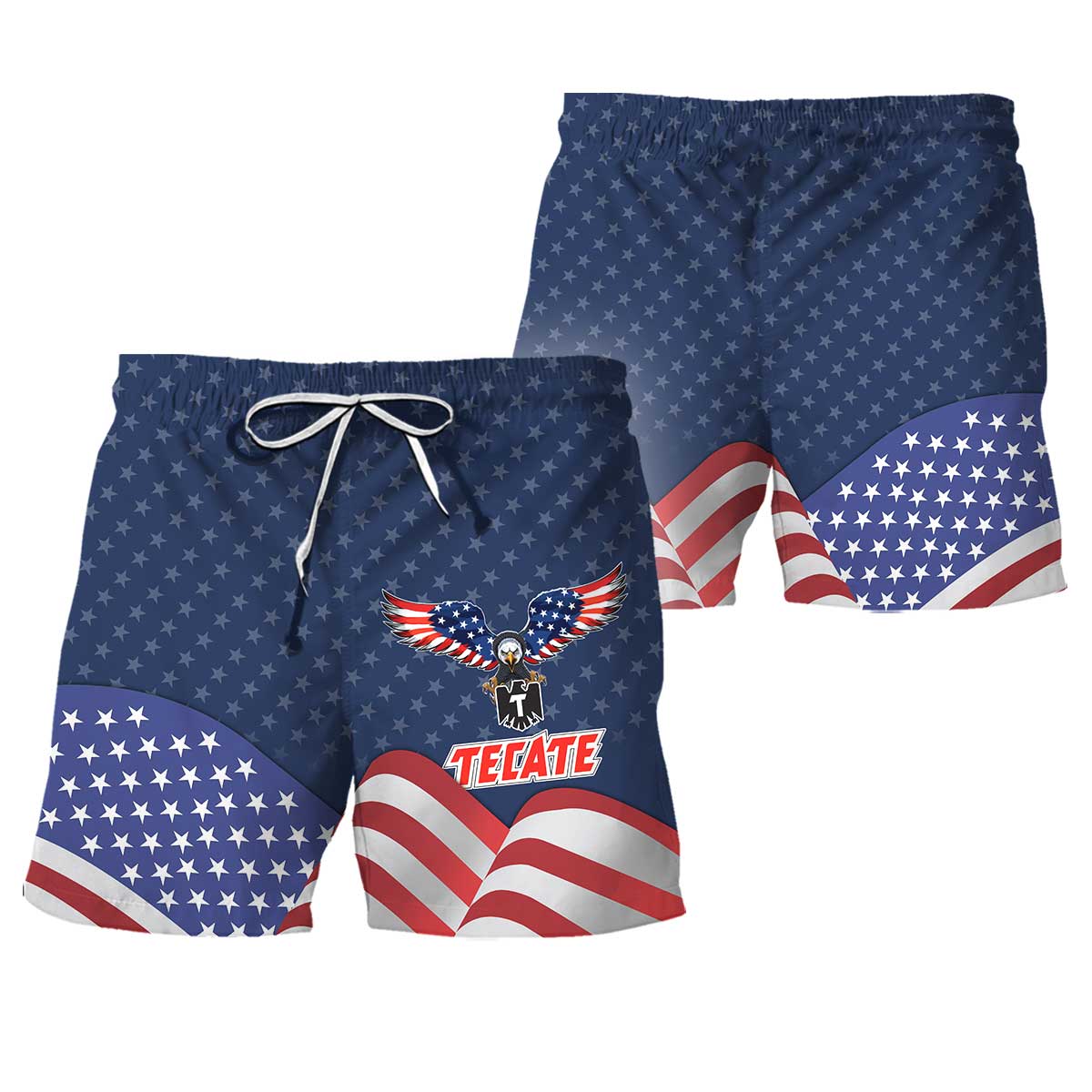 Tecate American Eagle Swim Trunks - Flexiquor.com