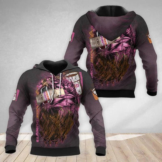 The Roaring Lion Dunkin Donut Hoodie & Zip Hoodie - Flexiquor.com