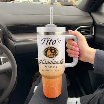 Tito's Cat In The Hat Tumbler