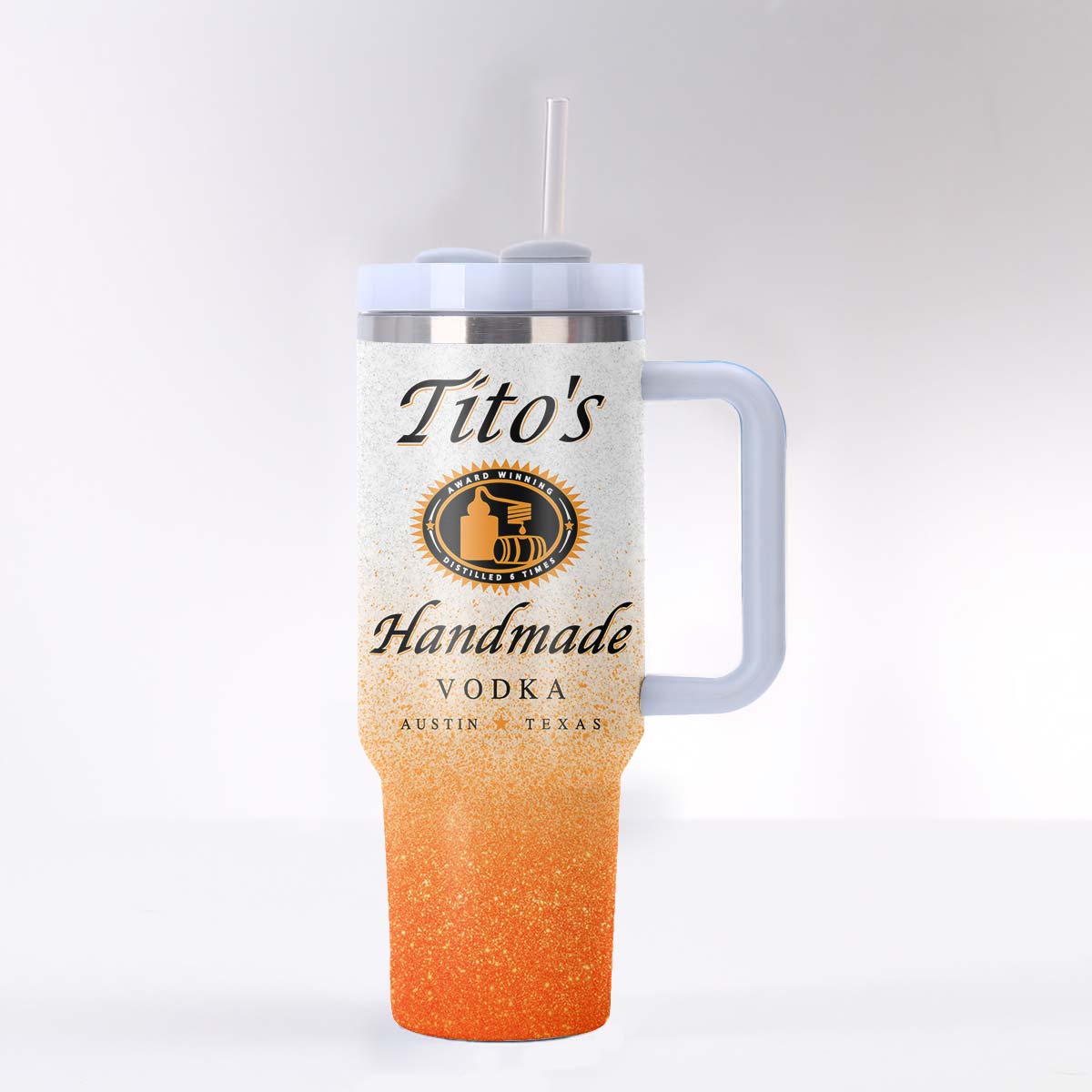 Tito's Cat In The Hat Tumbler With Handle - Flexiquor.com