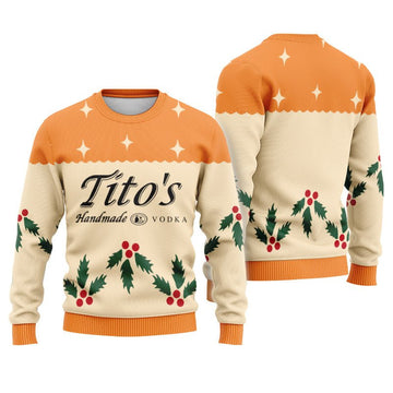 Tito's Chrismas Cherry Ugly Sweater - Flexiquor.com