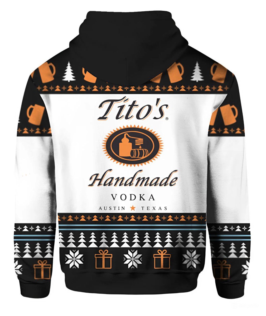 Tito's Christmas Hoodie & Zip Hoodie - Flexiquor.com