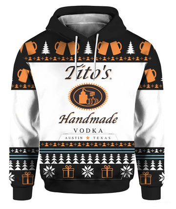 Tito's Christmas Hoodie & Zip Hoodie - Flexiquor.com