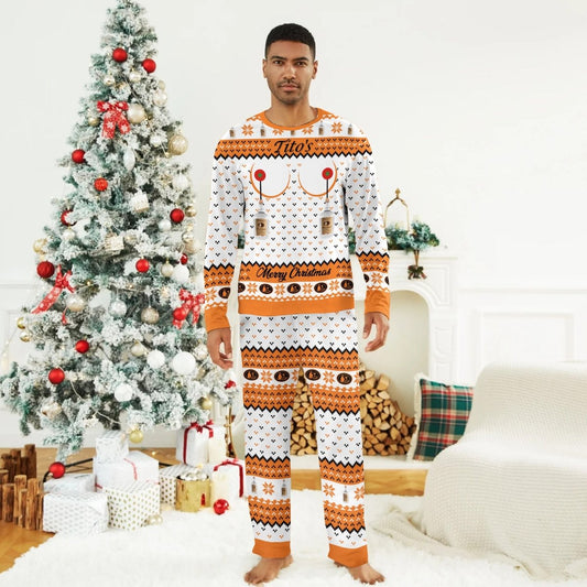 Tito's Merry Chistmas Family Pajamas Set - Flexiquor.com