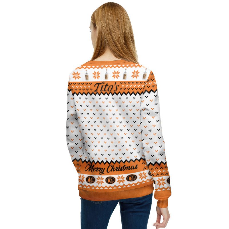 Tito's Merry Christmas Ugly Sweater - Flexiquor.com