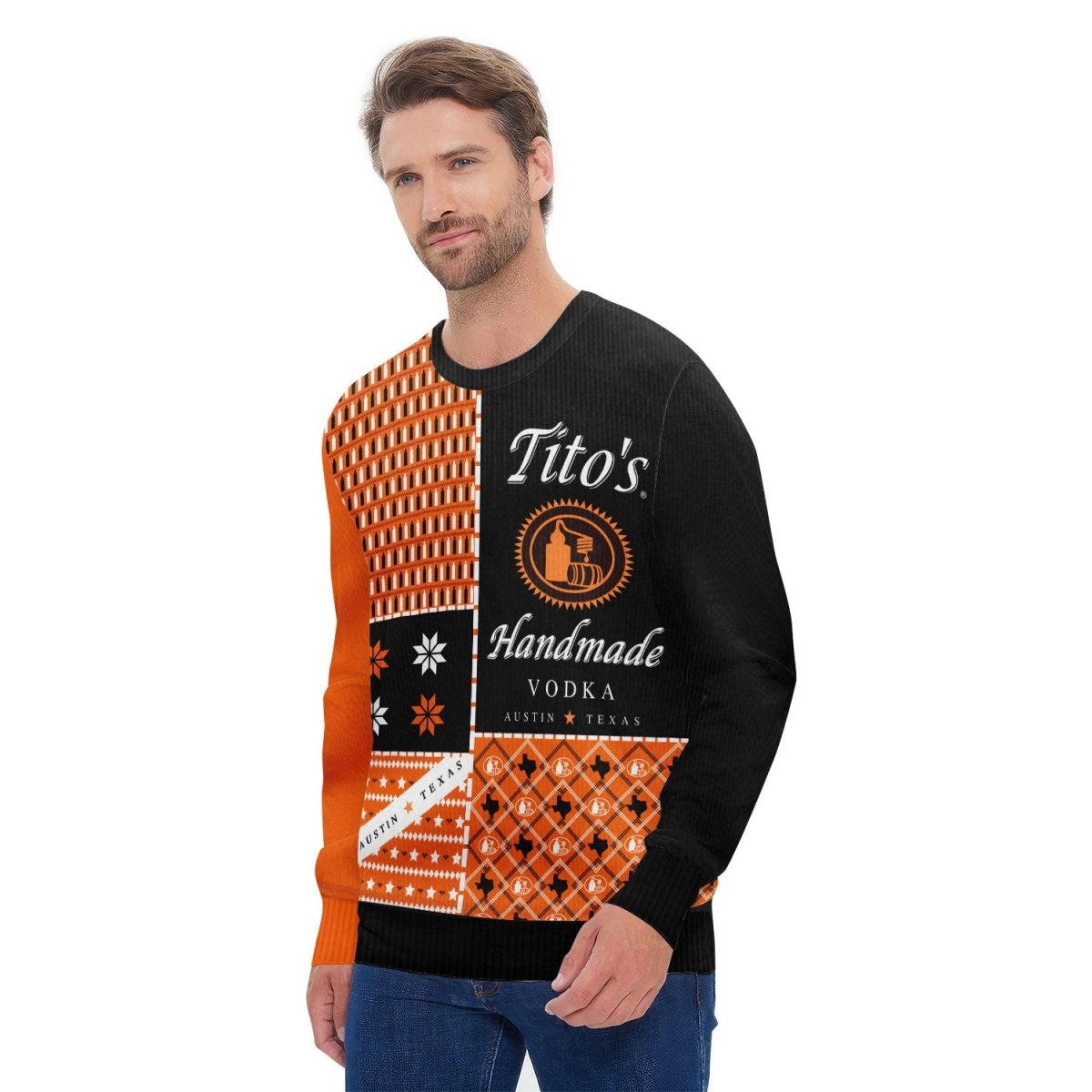 Tito's Retro Christmas Ugly Sweater - Flexiquor.com