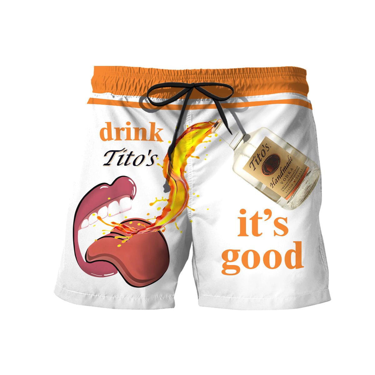 Drink Tito's Swim Trunks - Flexiquor.com