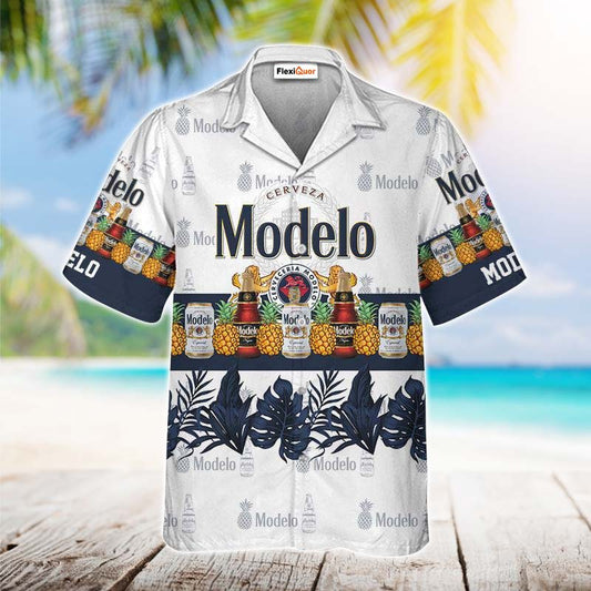 Tropical Modelo Hawaiian Shirt - Flexiquor.com