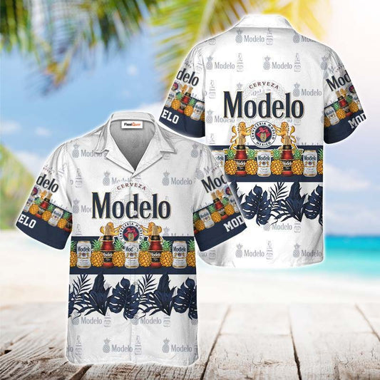 Tropical Modelo Hawaiian Shirt - Flexiquor.com