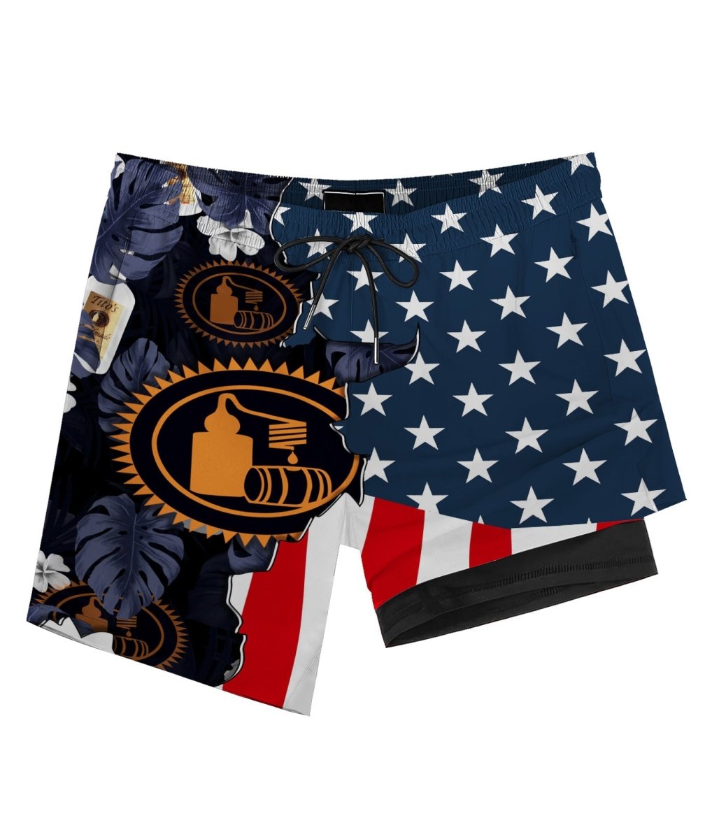 Tropical America Tito's Compression Liner Swim Trunks - Flexiquor.com