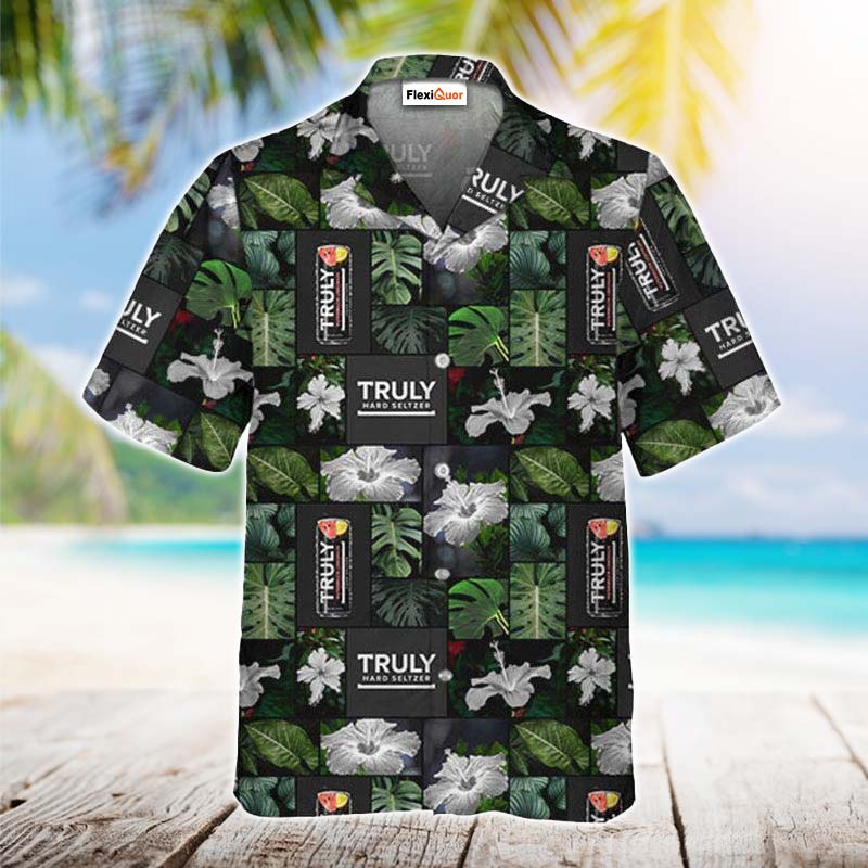 Truly Hard Seltzer Flower Hawaiian Shirt - Flexiquor.com