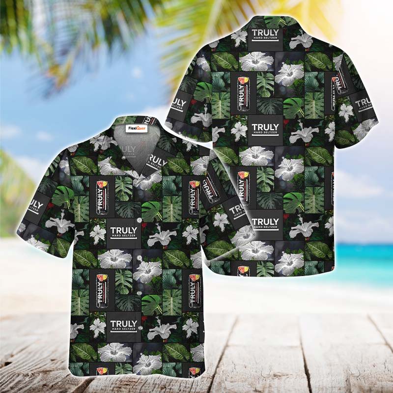 Truly Hard Seltzer Flower Hawaiian Shirt - Flexiquor.com