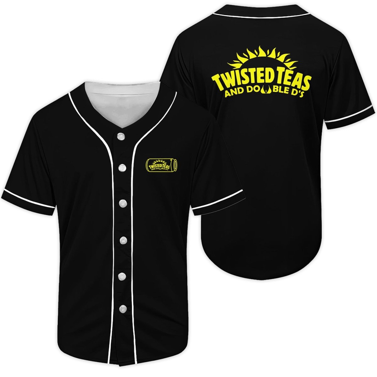 Twisted Tea And Doble D'S Baseball Jersey - Flexiquor.com