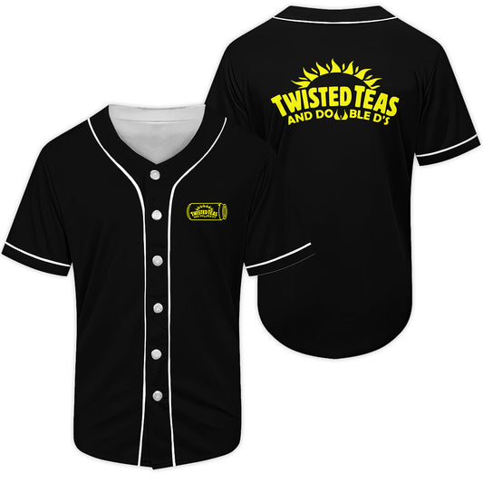 Twisted Tea And Doble D'S Baseball Jersey