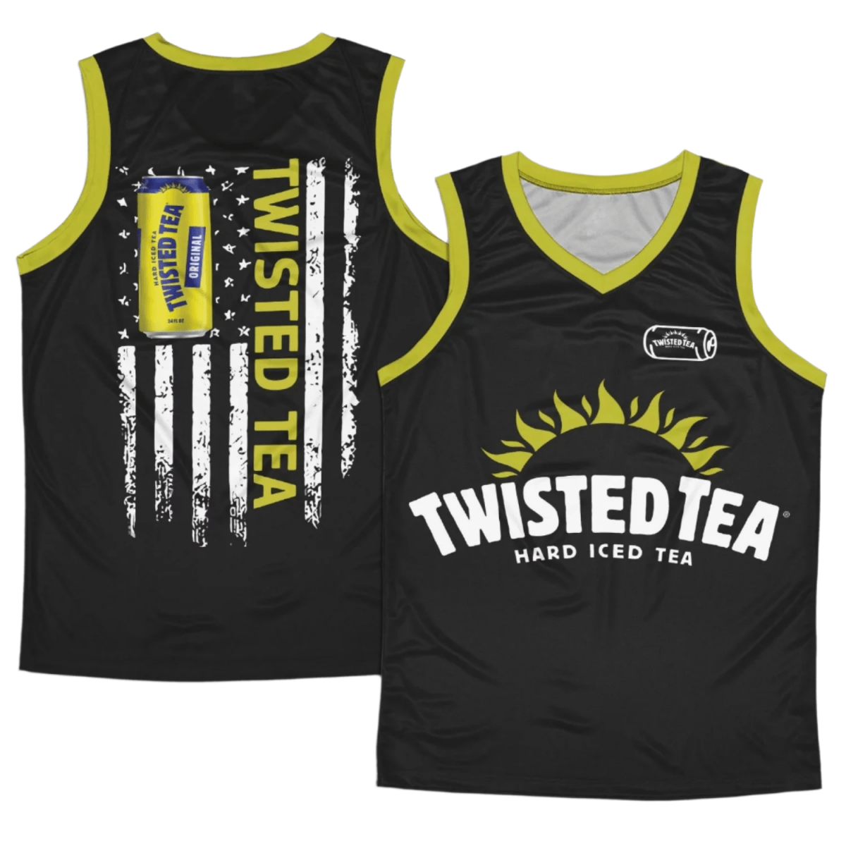 Twisted Tea Flag Men's Tank Top - Flexiquor.com