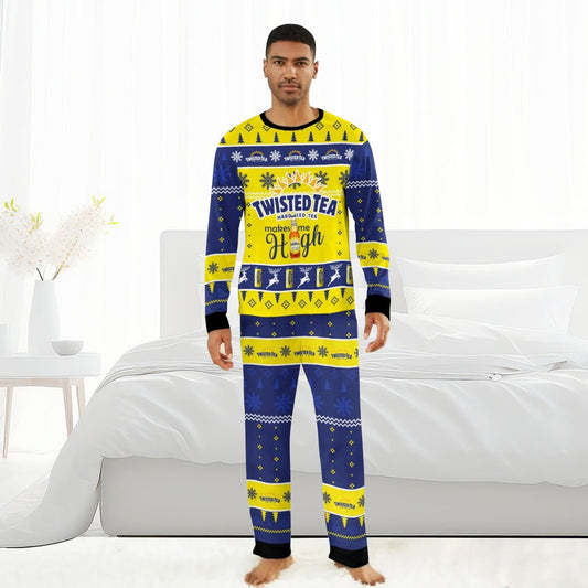 Twisted Tea Makes Me High Christmas Family Pajamas Set - Flexiquor.com