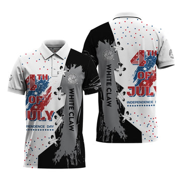 White Claw Celebrates The 4th Of July Polo Shirt - Flexiquor.com