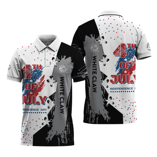 White Claw Celebrates The 4th Of July Polo Shirt