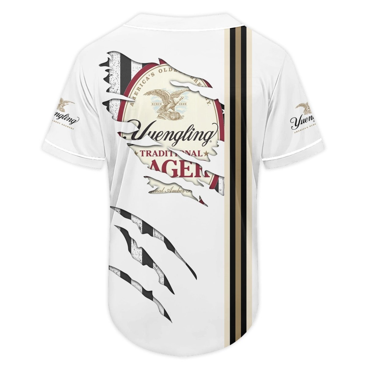 Yuengling Claw Scratches Baseball Jersey - Flexiquor.com