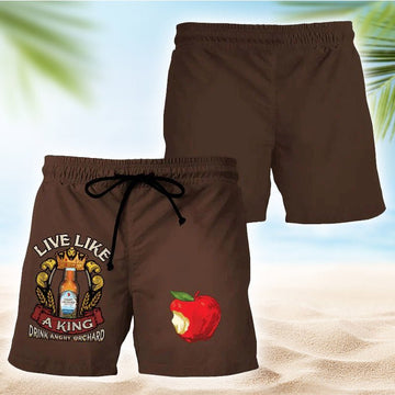 Angry Orchard Brown Basic Swim Trunks - Flexiquor.com