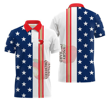 Angry Orchard Fourth Of July Polo Shirt - Flexiquor.com