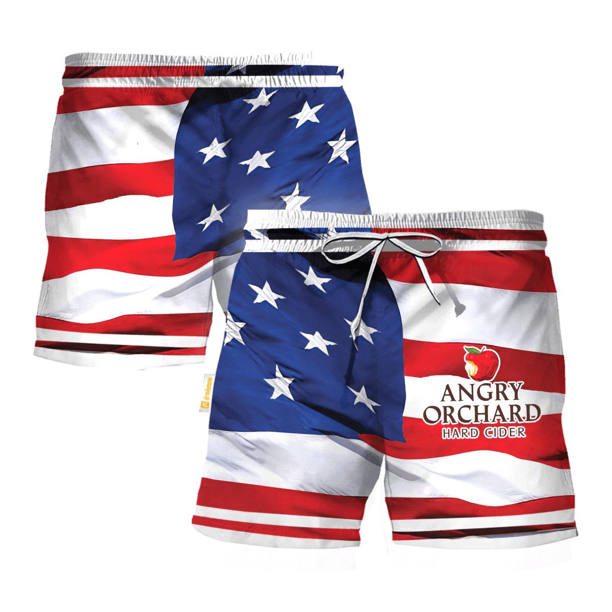 Angry Orchard Fourth Of July Swim Trunks - Flexiquor.com