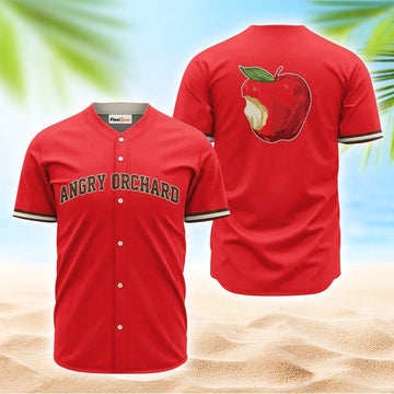 Angry Orchard Red Basic Jersey Shirt - Flexiquor.com